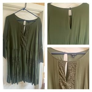 Olive Green Dress
